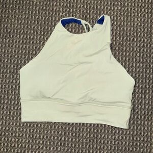 Women's Lululemon High Neck Sports Bra - Cream